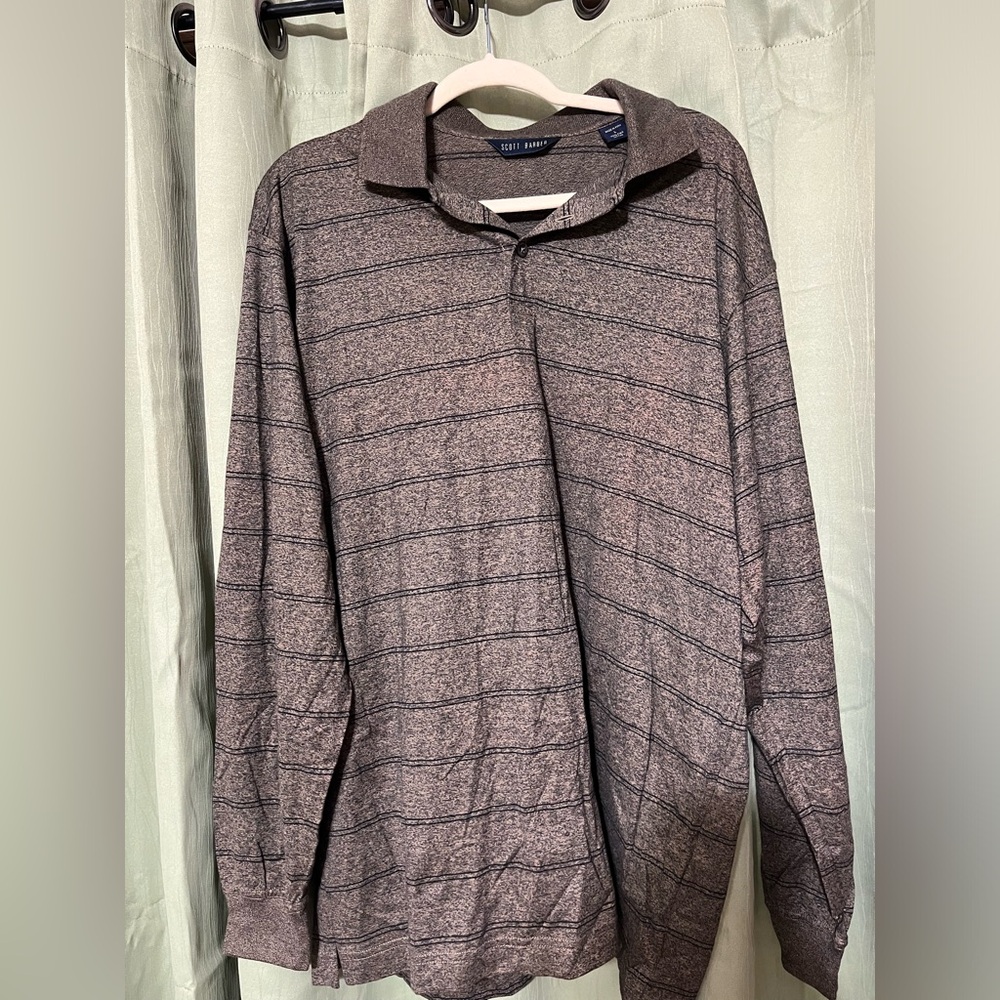 Vintage Scott Barber long sleeved collared shirt